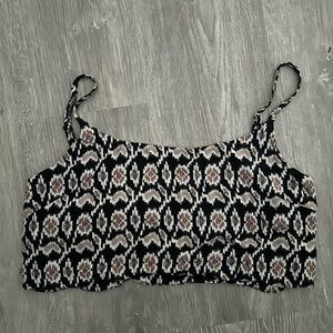 RARE Brandy Melville snake skin crop top